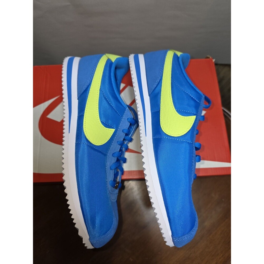 Nike Cortez Nylon Blue Lemon Twist Kids 6.5Y Womens 8 Sneakers IB7748-406 NEW - Picture 6 of 10